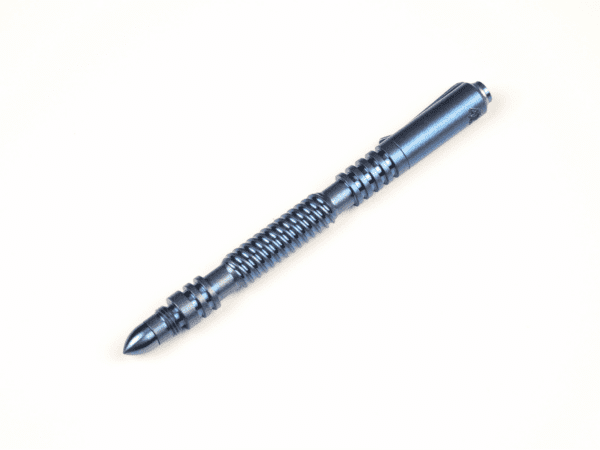 Investigator Pen-Titanium &#8211; Spiral Flute &#8211; Stonewash Blue