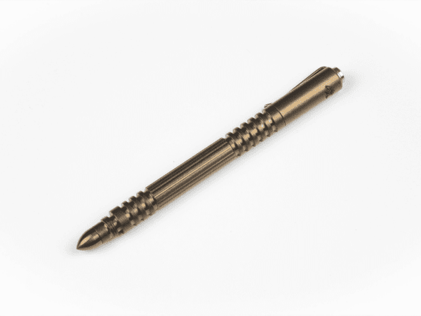 Investigator Pen-Titanium &#8211; Straight Flute &#8211; Stonewash Bronze