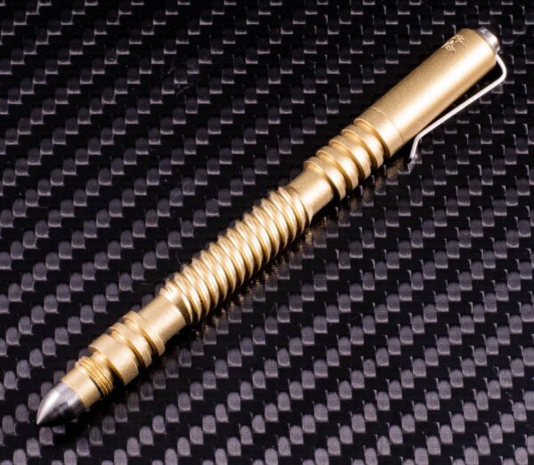 Investigator Spiral Pen-Brass-Matte
