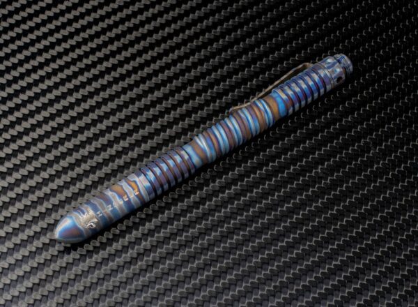 Extreme Duty Spiral Modular Pen-Titanium- Heat Flamed