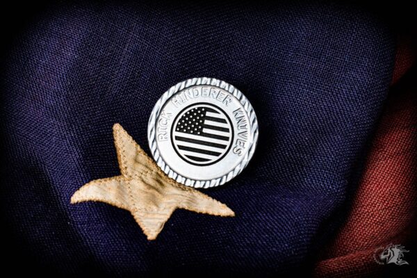 American Flag Titanium Challange Coin