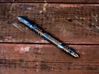 Paint anodized spiral flute