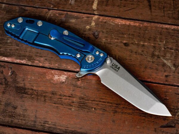 XM-18 3.5&#8243; Spanto-Stonewash Blue-Blue G10
