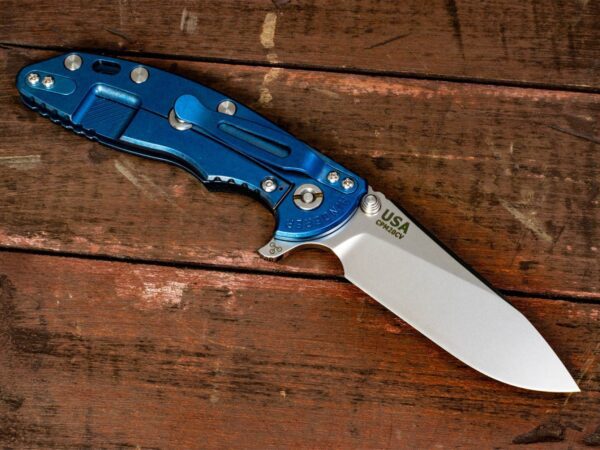XM-18 3.5&#8243; Skinny Slicer-Stonewash Blue-Black G10
