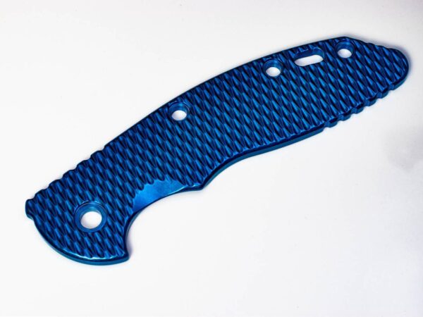 3.5&#8243; XM18 Titanium Scale-Textured-Blue Anodized