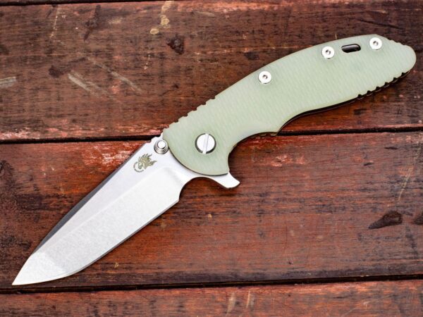 XM-18 3.5&#8243; Spanto-Stonewash Bronze-Translucent Green G10