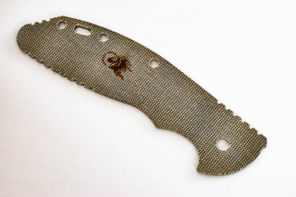 XM-18 3.5&#8243; &#8220;Skinny&#8221;-Natural Micarta-Smooth Scale