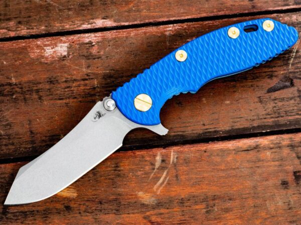 XM-18 3&#8243; Skinner-Containment Series-Working Finish-Battle Blue-Blue G10