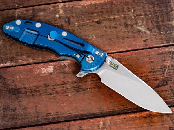 XM-18 3.5&#8243; Slicer-Stonewash Blue-Translucent G10