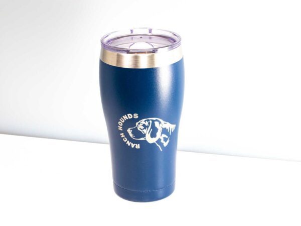Ranch Hounds/Liberty Bottle-Double Wall Stainless Steel-Smooth Finish-Midnight Blue