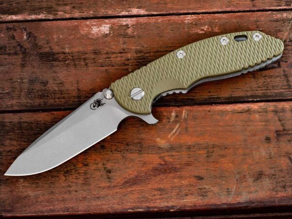 XM-18 3.5&#8243; Spearpoint-Working Finish-OD Green G10