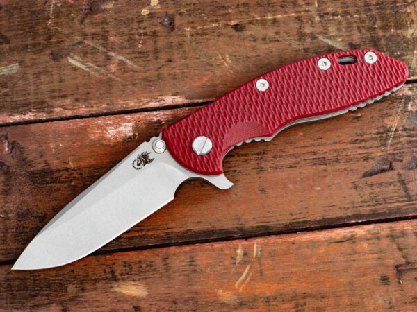 XM-18 3.5&#8243; Spearpoint-Working Finish-Red G10