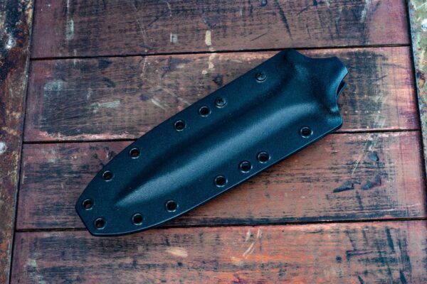 Rick Hinderer Knives &#8220;EK&#8221; Dagger-01 Tool Steel-Black Micarta