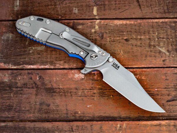 XM-24 Bowie-Working Finish-Blue G10