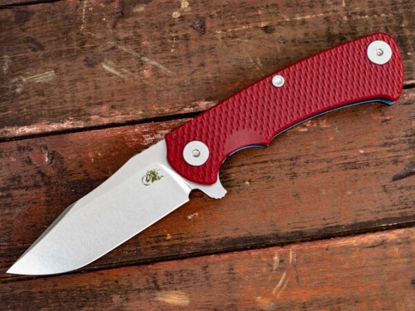 Project X-Clip Point-Stonewash Blue-Red G10