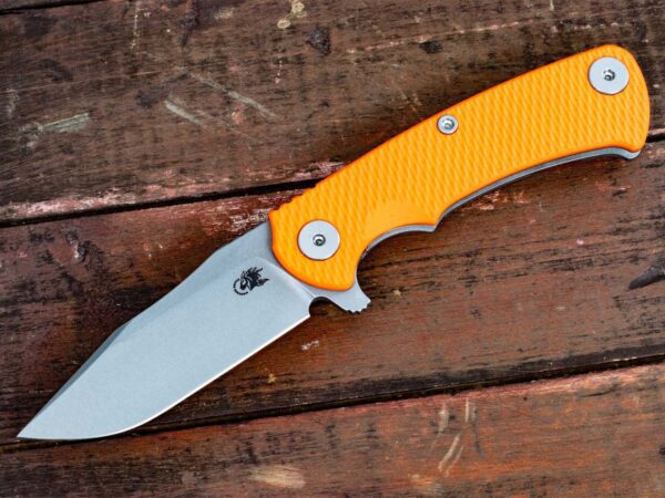 Project X-Clip Point-Working Finish-Orange G10
