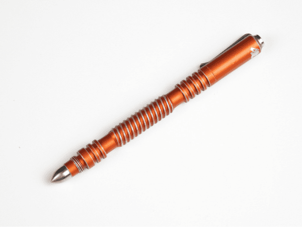 Investigator Pen-Spiral Flute-Aluminum Battle Orange