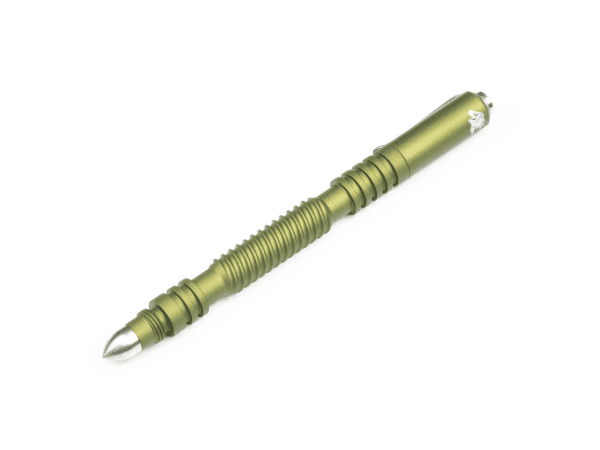 Investigator Pen- Aluminum Matte &#8211; Spiral Flute &#8211; OD Green