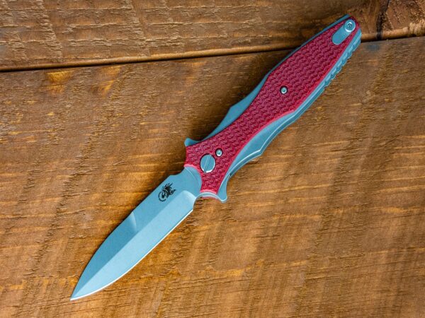 Maximus-&#8220;Bayonet Grind&#8221;-Working Finish-Red G10