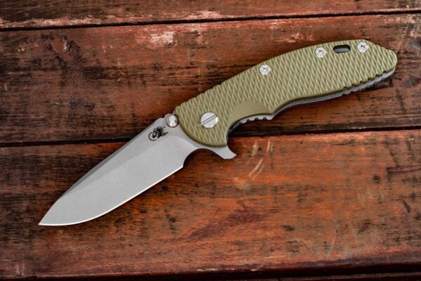 XM-18 3.5&#8243; Spearpoint-S45VN-Working Finish-OD Green G10